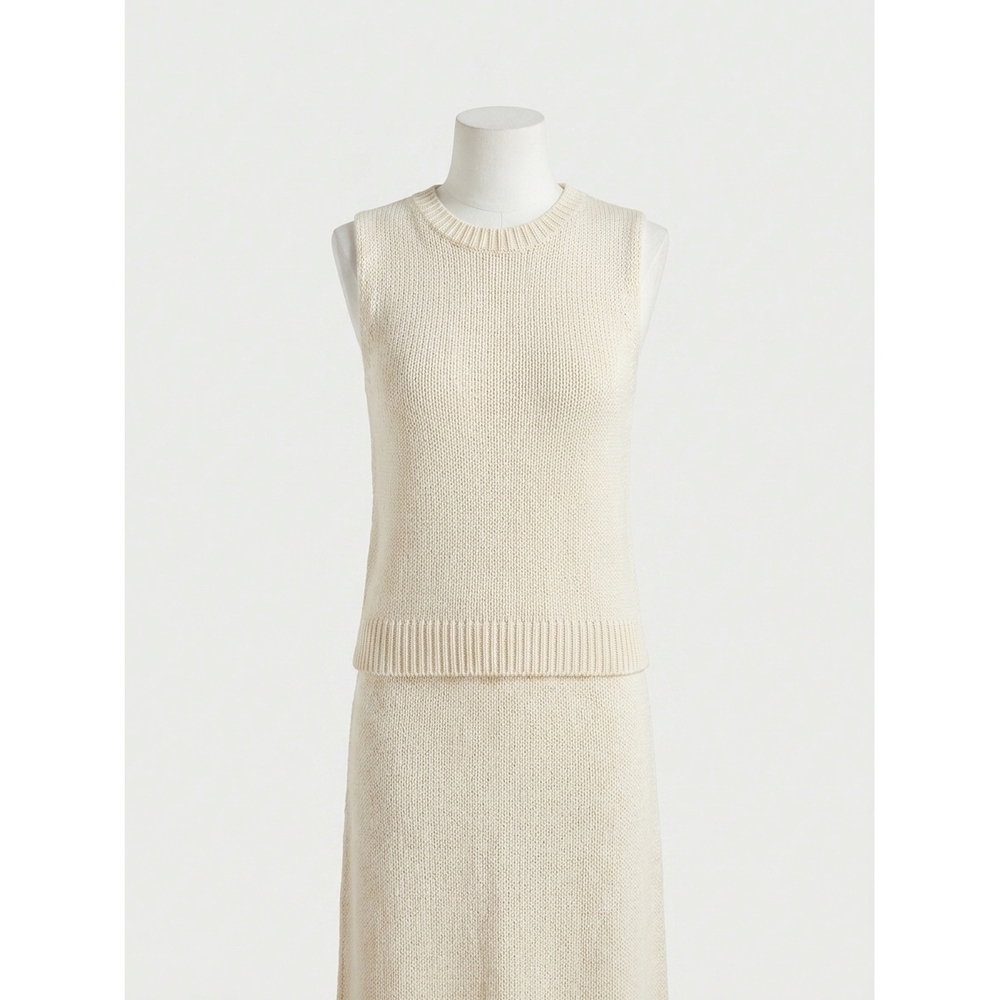 NEW FIFTEEN TWENTY kimmy keyhole sweater tank top in cream